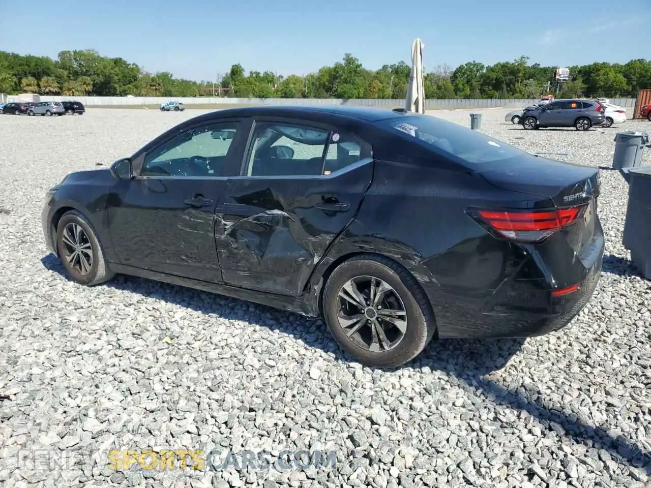 2 Photograph of a damaged car 3N1AB8CV8MY254350 NISSAN SENTRA 2021