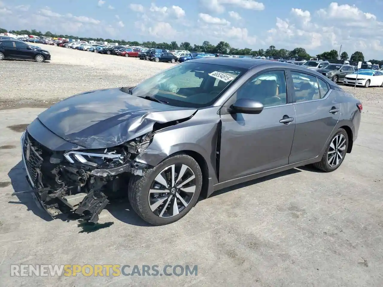1 Photograph of a damaged car 3N1AB8CV8MY261797 NISSAN SENTRA 2021