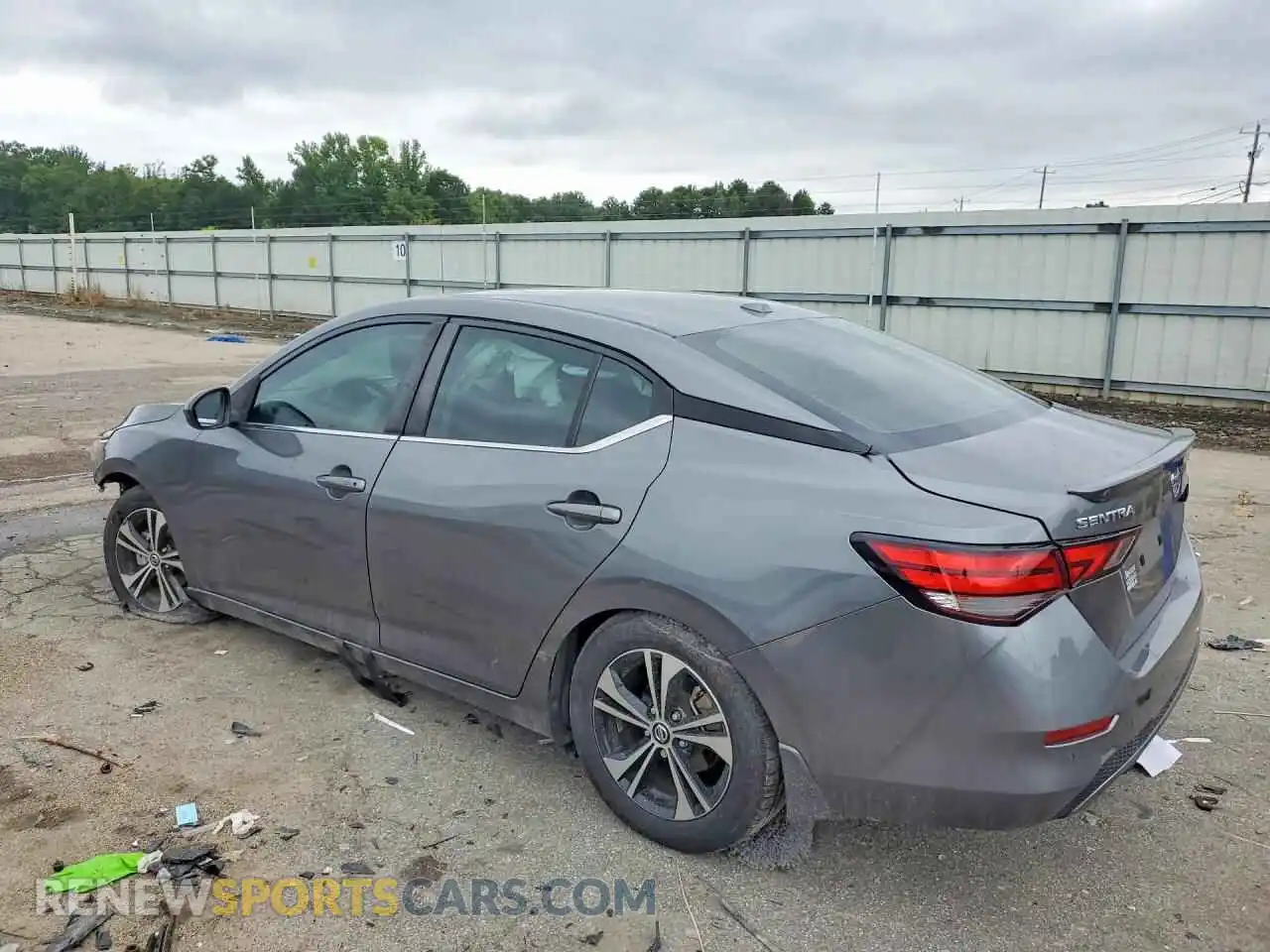 2 Photograph of a damaged car 3N1AB8CV8MY268068 NISSAN SENTRA 2021