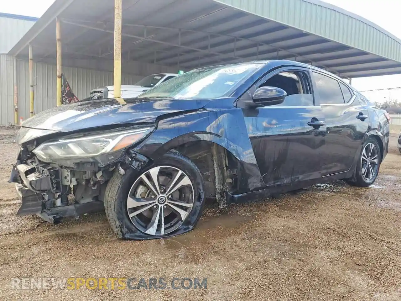 1 Photograph of a damaged car 3N1AB8CV8MY270791 NISSAN SENTRA 2021