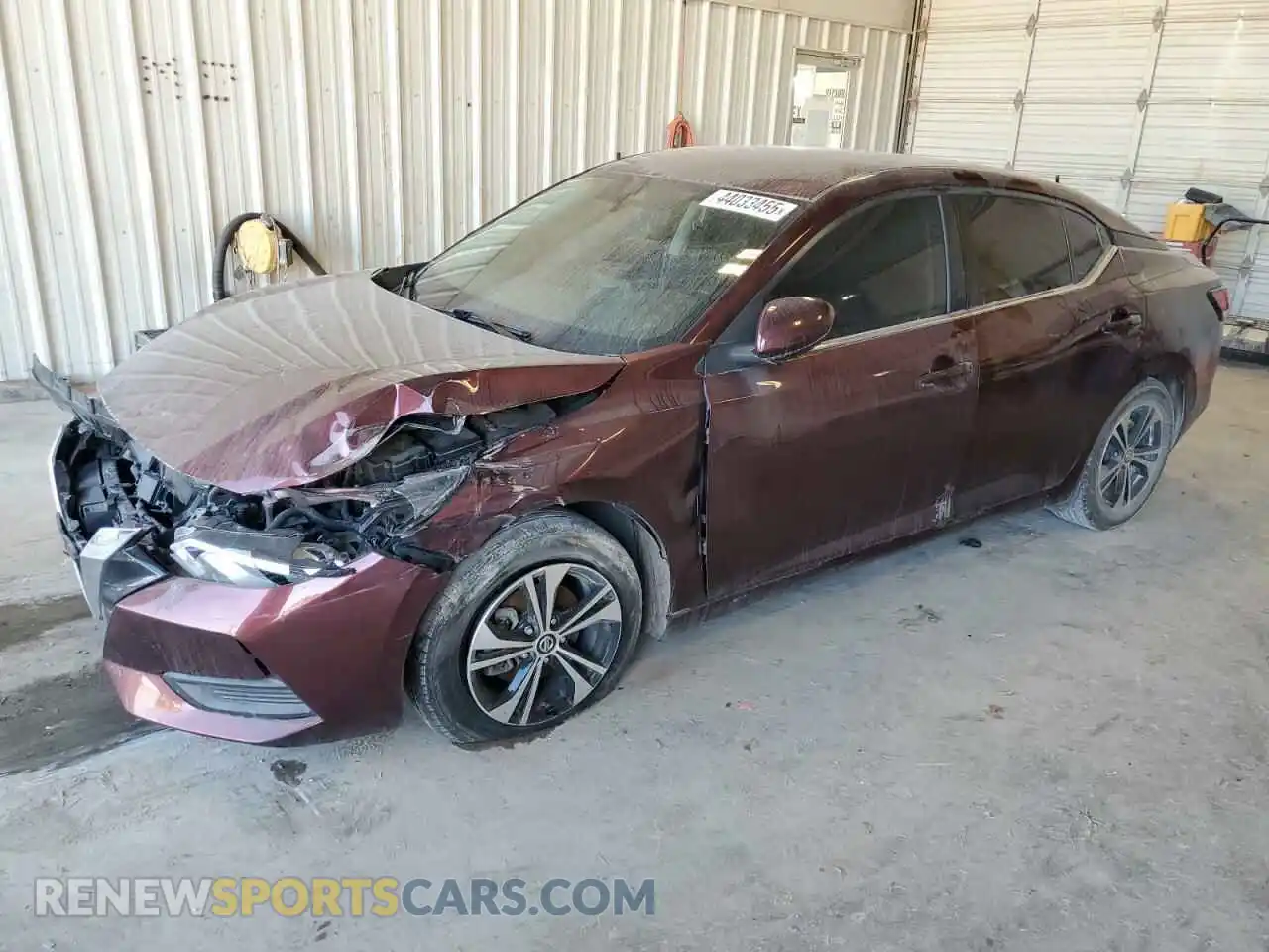 1 Photograph of a damaged car 3N1AB8CV8MY271455 NISSAN SENTRA 2021