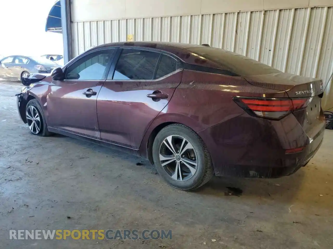 2 Photograph of a damaged car 3N1AB8CV8MY271455 NISSAN SENTRA 2021