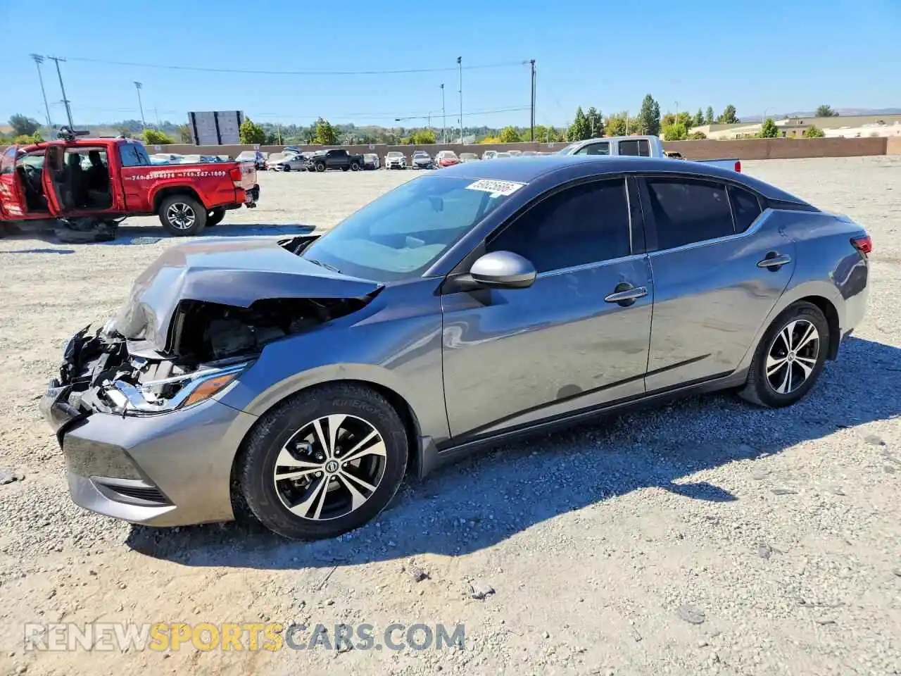 1 Photograph of a damaged car 3N1AB8CV8MY286750 NISSAN SENTRA 2021