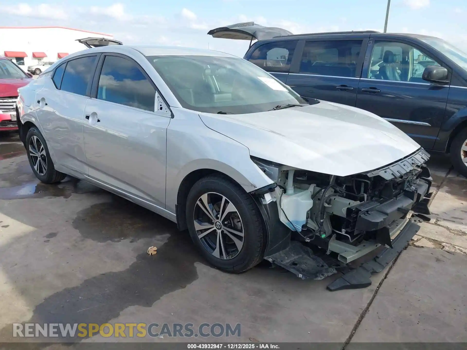 1 Photograph of a damaged car 3N1AB8CV8MY292886 NISSAN SENTRA 2021
