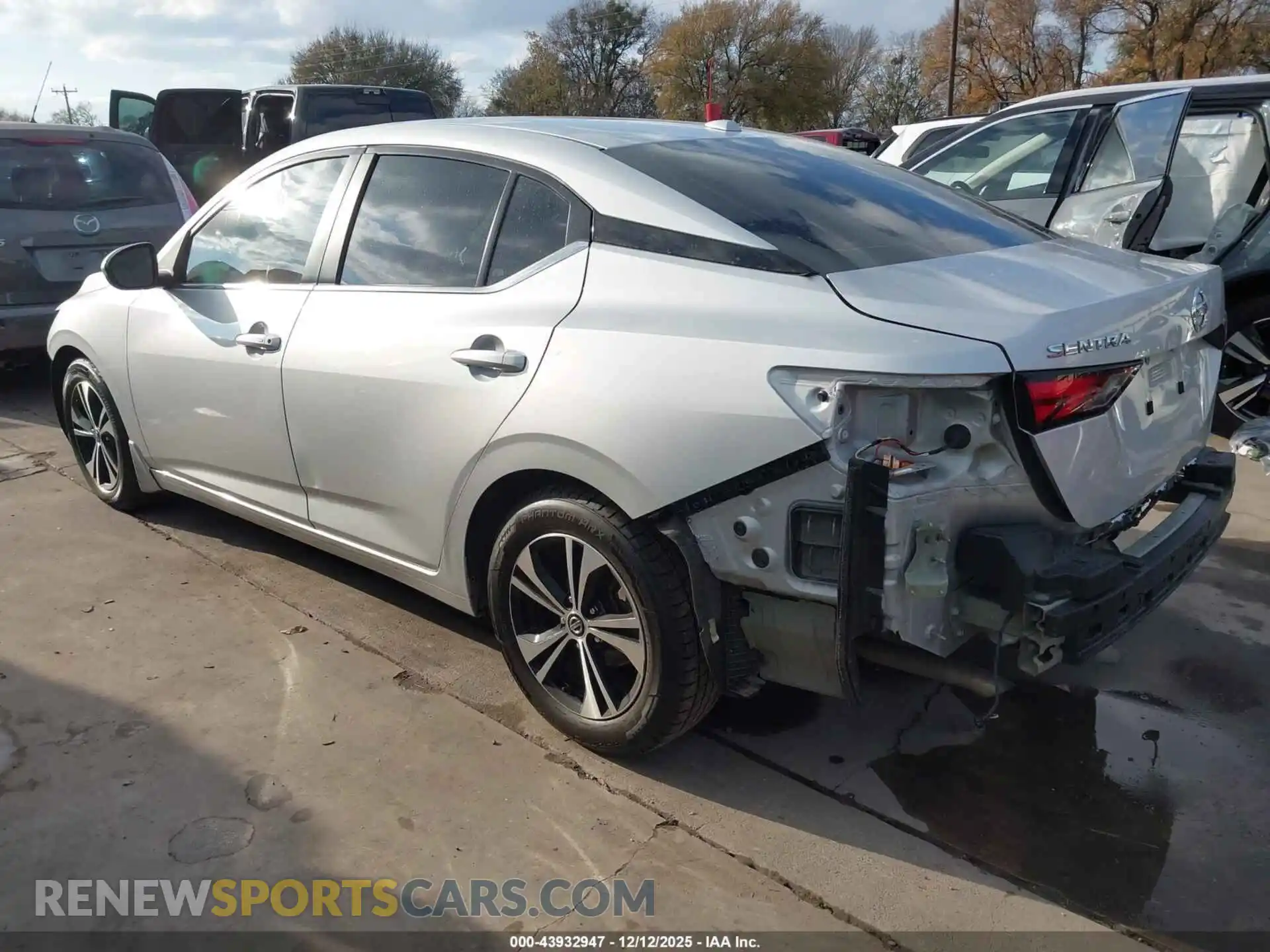 3 Photograph of a damaged car 3N1AB8CV8MY292886 NISSAN SENTRA 2021