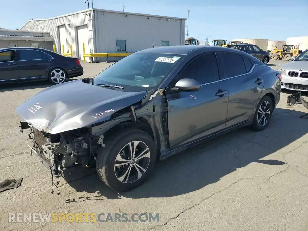 1 Photograph of a damaged car 3N1AB8CV8MY294640 NISSAN SENTRA 2021