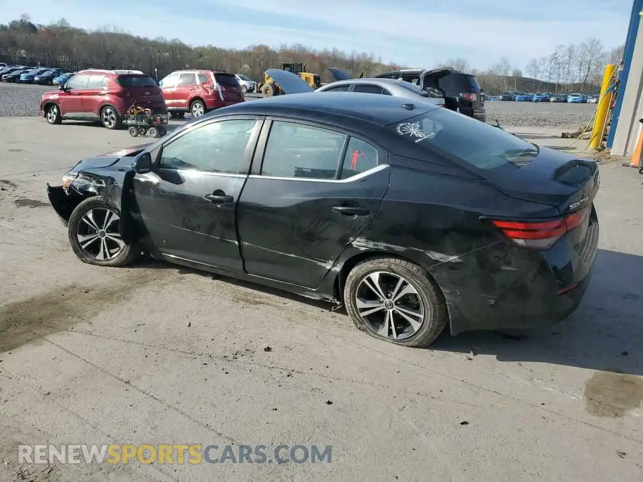 2 Photograph of a damaged car 3N1AB8CV8MY298509 NISSAN SENTRA 2021