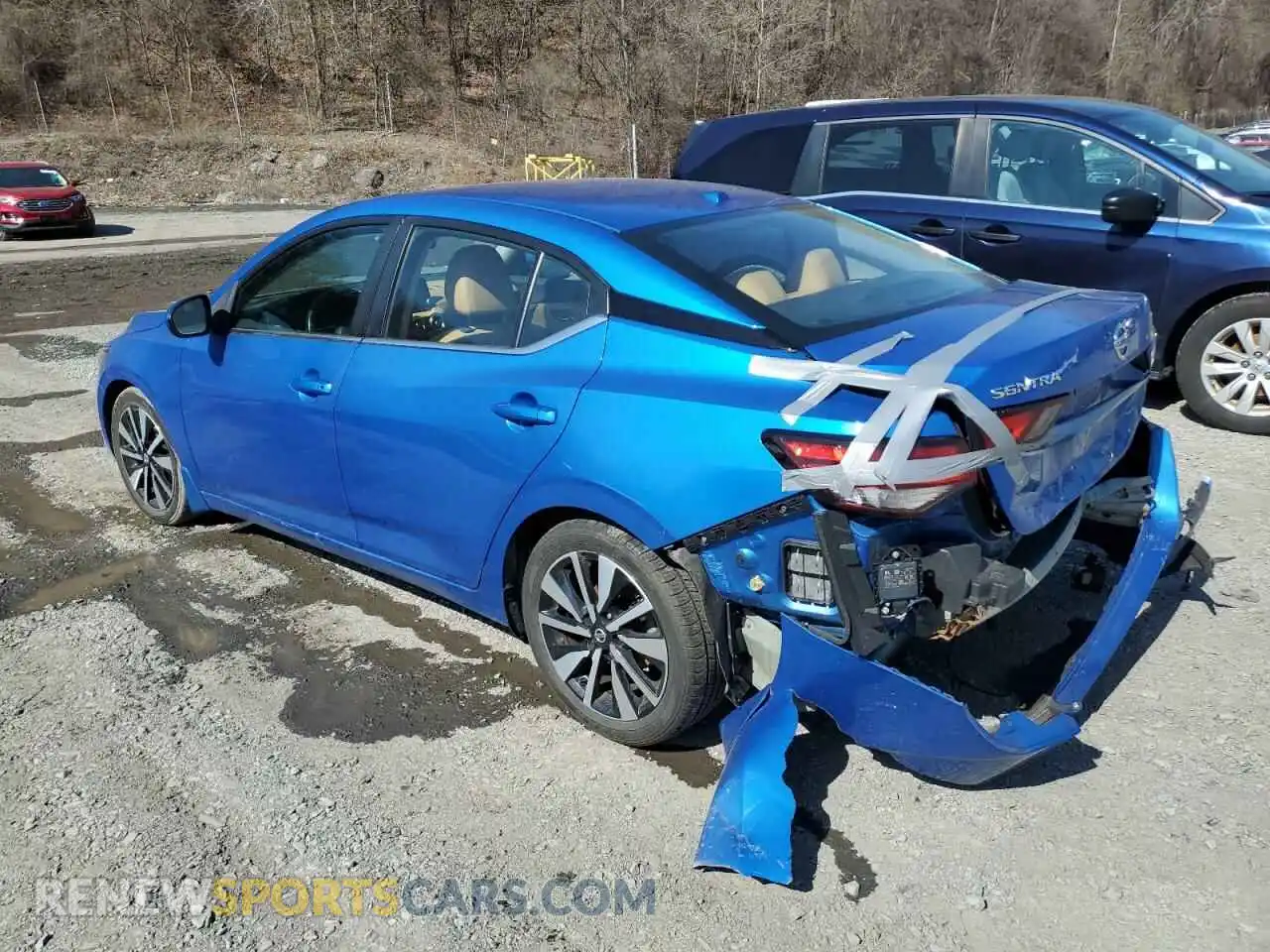 2 Photograph of a damaged car 3N1AB8CV8MY298557 NISSAN SENTRA 2021