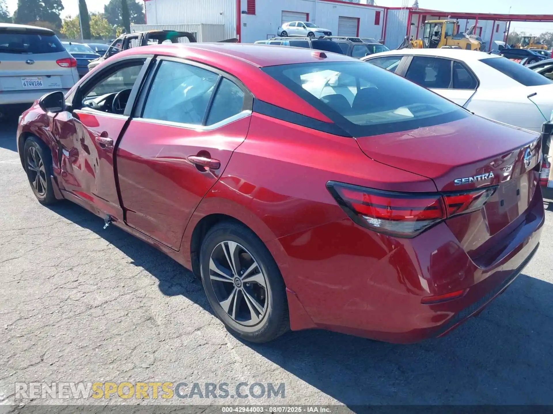 3 Photograph of a damaged car 3N1AB8CV8MY302087 NISSAN SENTRA 2021