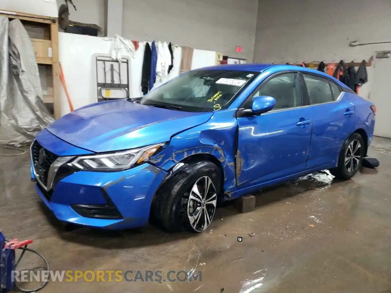 1 Photograph of a damaged car 3N1AB8CV8MY305071 NISSAN SENTRA 2021