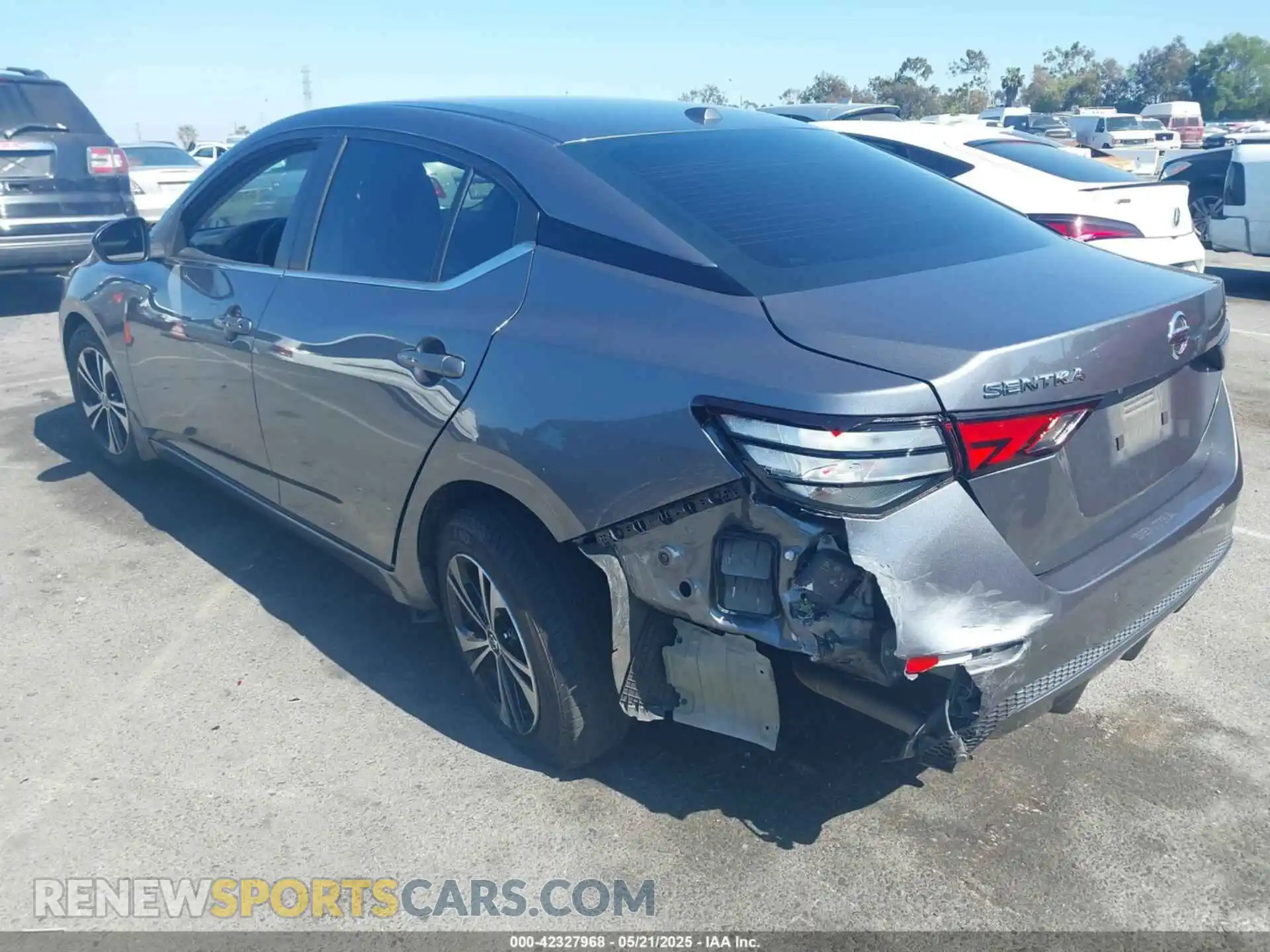 3 Photograph of a damaged car 3N1AB8CV8MY307712 NISSAN SENTRA 2021