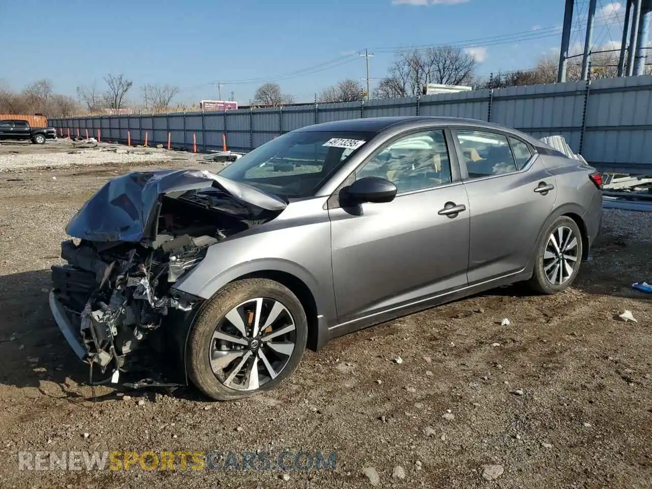 1 Photograph of a damaged car 3N1AB8CV8MY314465 NISSAN SENTRA 2021