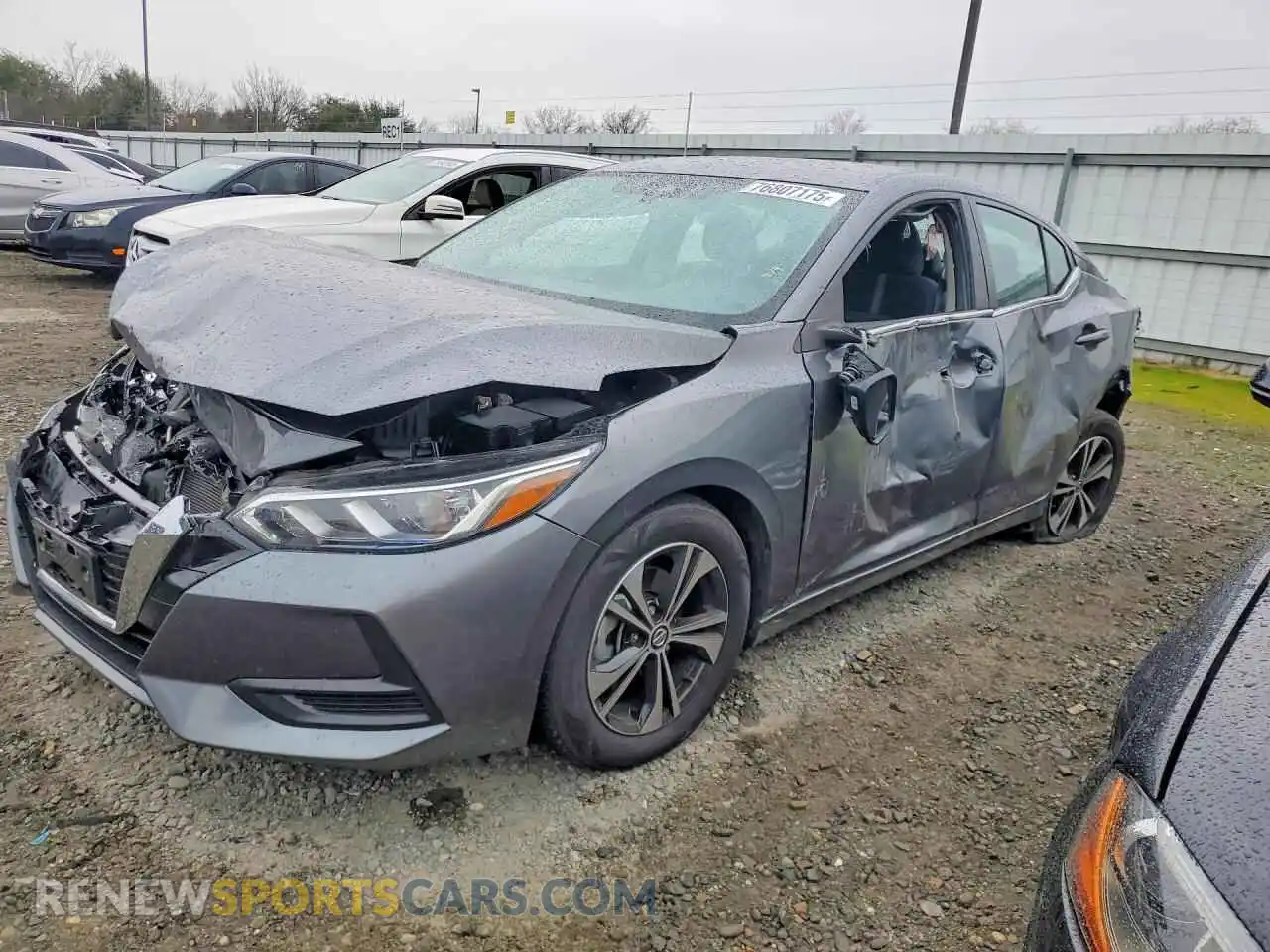 1 Photograph of a damaged car 3N1AB8CV8MY316619 NISSAN SENTRA 2021