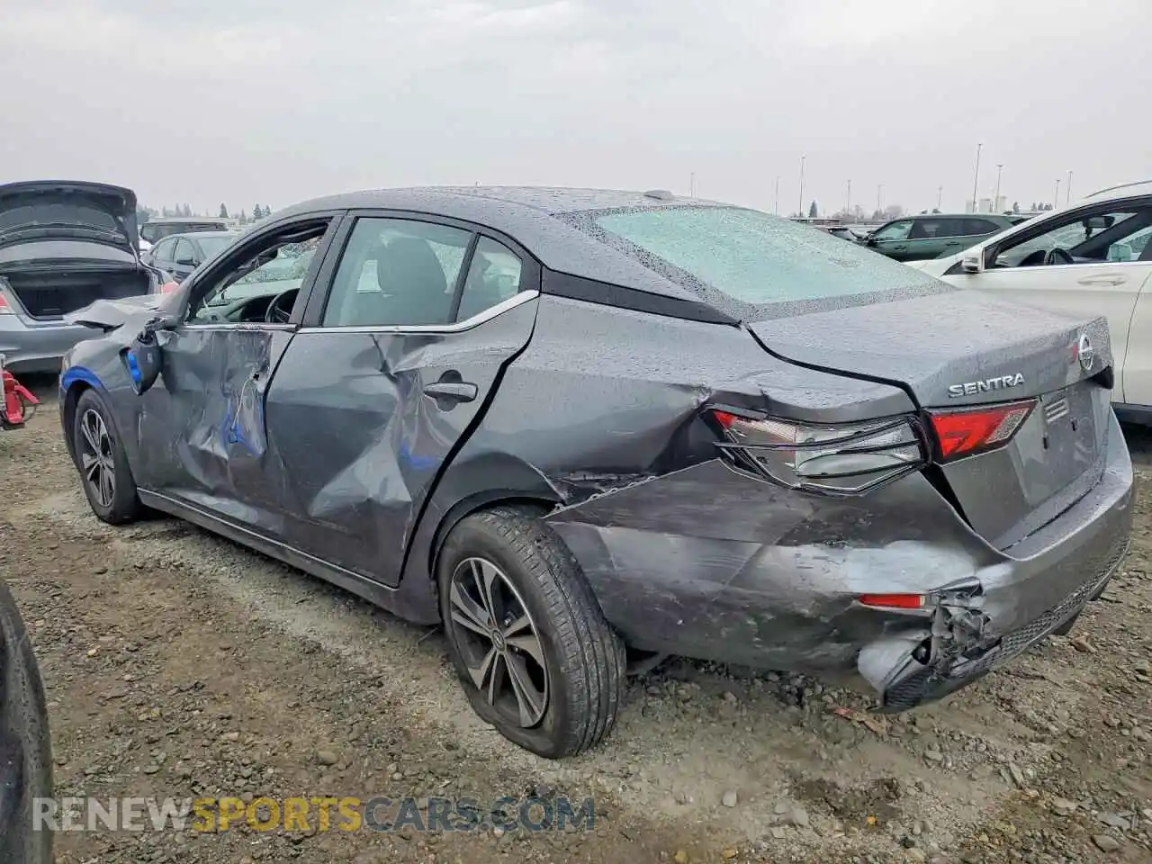 2 Photograph of a damaged car 3N1AB8CV8MY316619 NISSAN SENTRA 2021