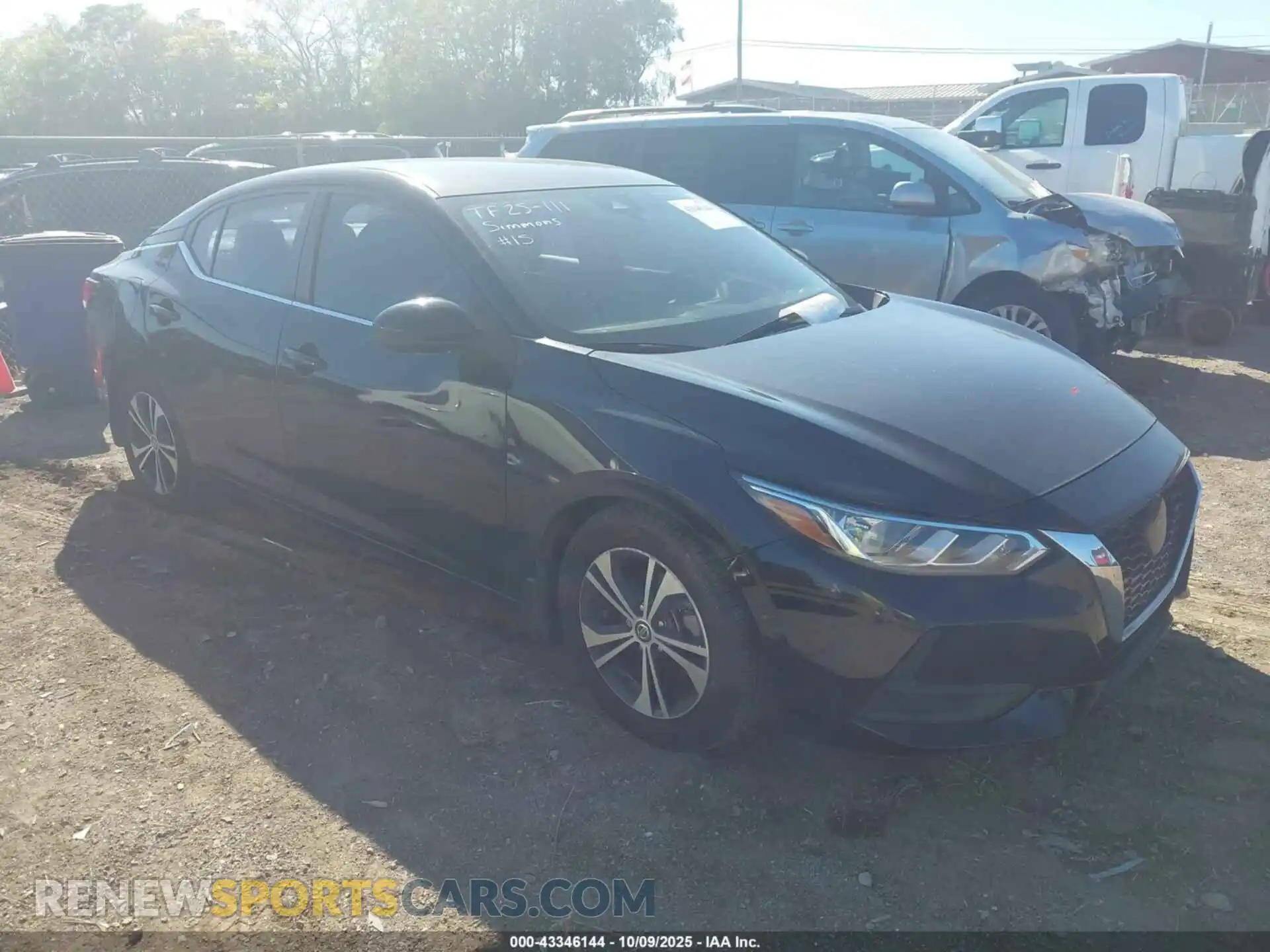 1 Photograph of a damaged car 3N1AB8CV8MY317060 NISSAN SENTRA 2021