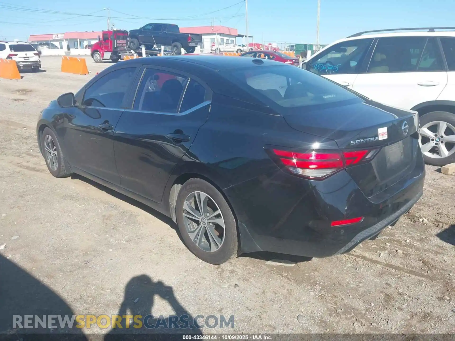 3 Photograph of a damaged car 3N1AB8CV8MY317060 NISSAN SENTRA 2021