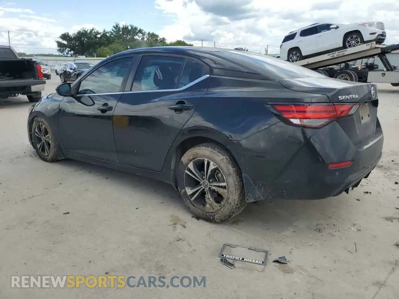 2 Photograph of a damaged car 3N1AB8CV8MY329726 NISSAN SENTRA 2021