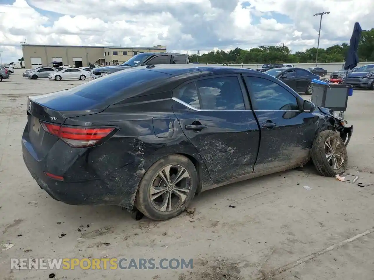3 Photograph of a damaged car 3N1AB8CV8MY329726 NISSAN SENTRA 2021