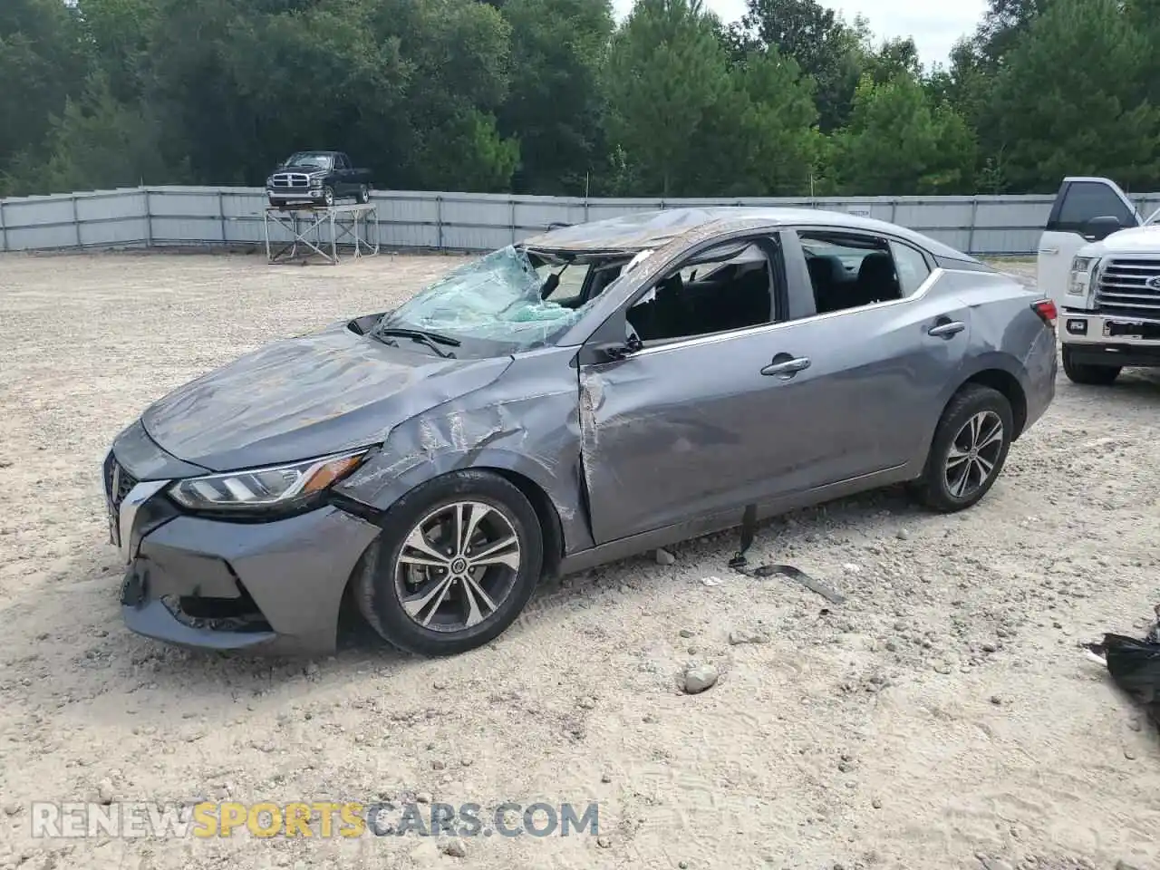 1 Photograph of a damaged car 3N1AB8CV9MY201429 NISSAN SENTRA 2021