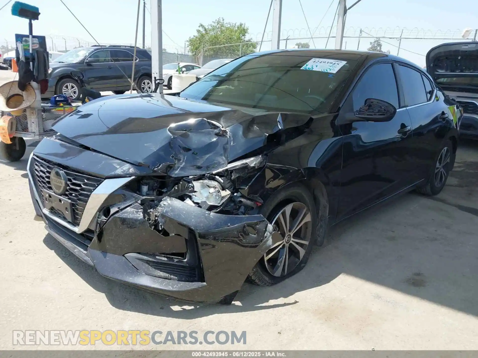 2 Photograph of a damaged car 3N1AB8CV9MY202130 NISSAN SENTRA 2021