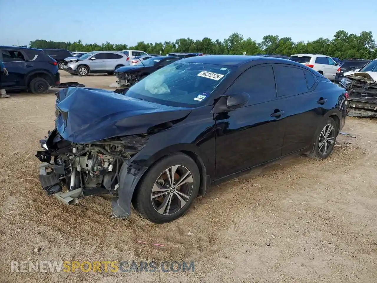 1 Photograph of a damaged car 3N1AB8CV9MY204797 NISSAN SENTRA 2021