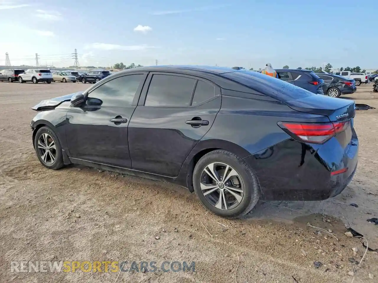 2 Photograph of a damaged car 3N1AB8CV9MY204797 NISSAN SENTRA 2021
