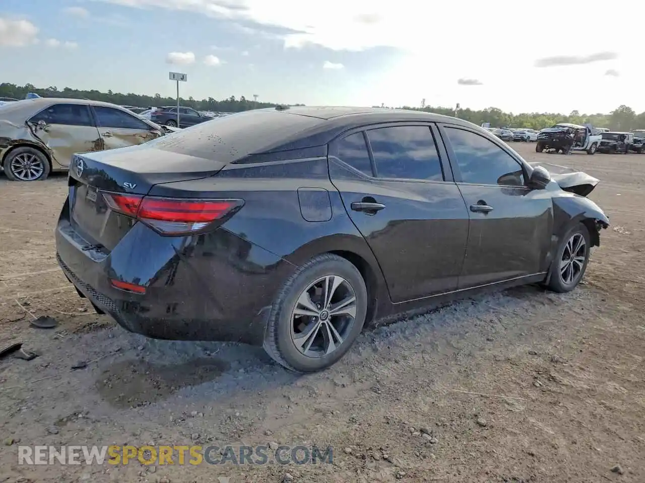 3 Photograph of a damaged car 3N1AB8CV9MY204797 NISSAN SENTRA 2021
