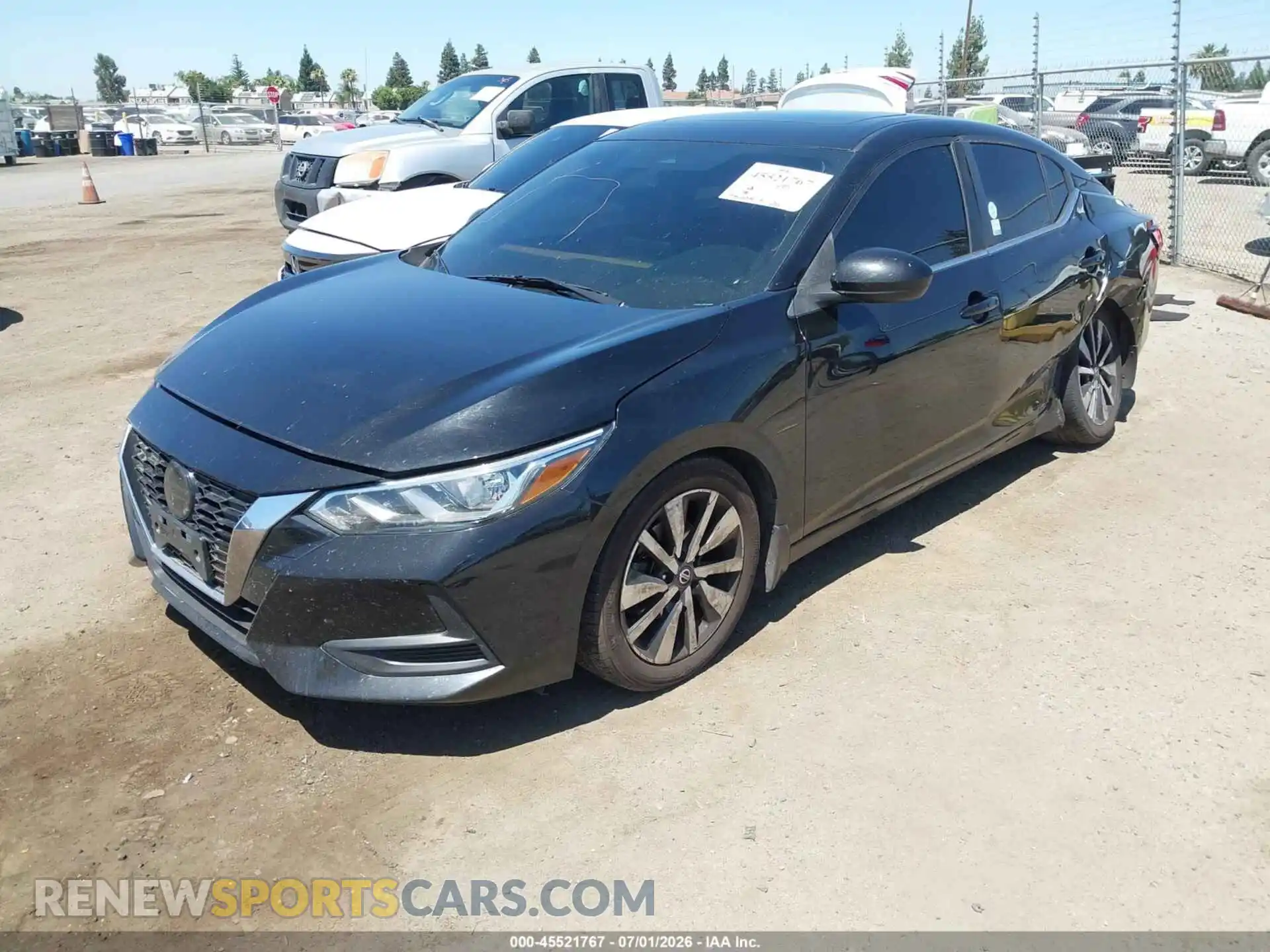 2 Photograph of a damaged car 3N1AB8CV9MY206050 NISSAN SENTRA 2021