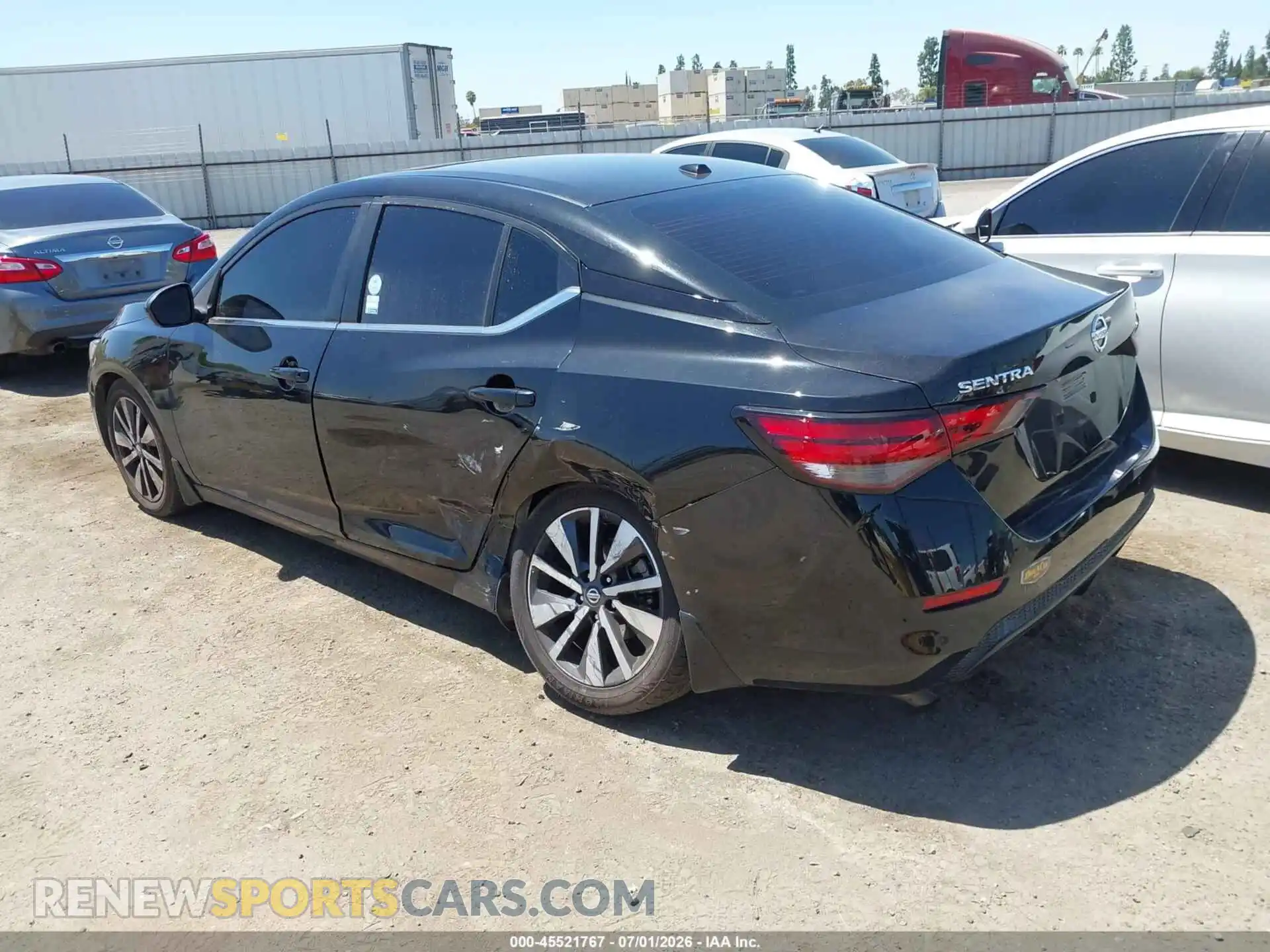 3 Photograph of a damaged car 3N1AB8CV9MY206050 NISSAN SENTRA 2021