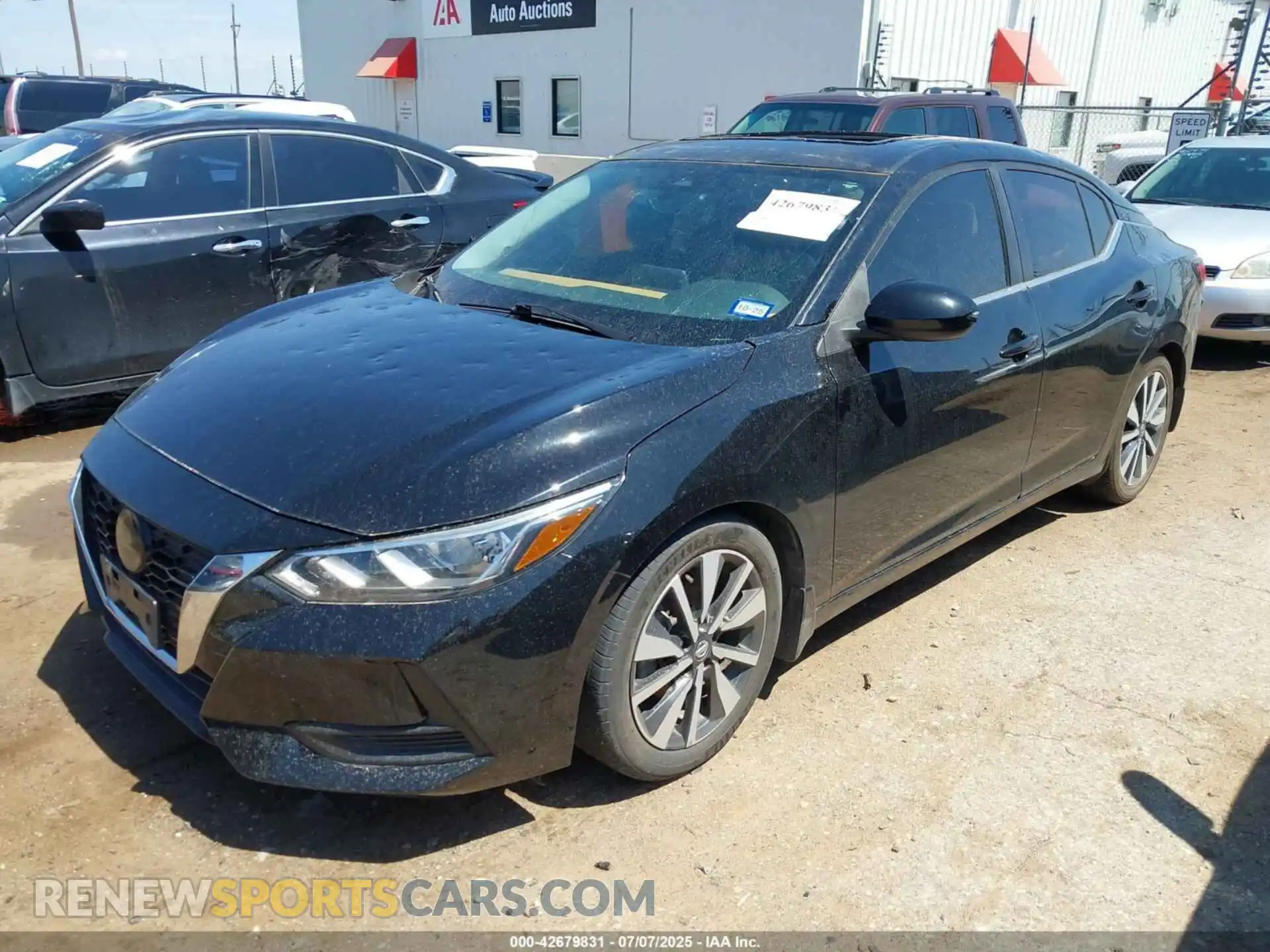 2 Photograph of a damaged car 3N1AB8CV9MY216366 NISSAN SENTRA 2021