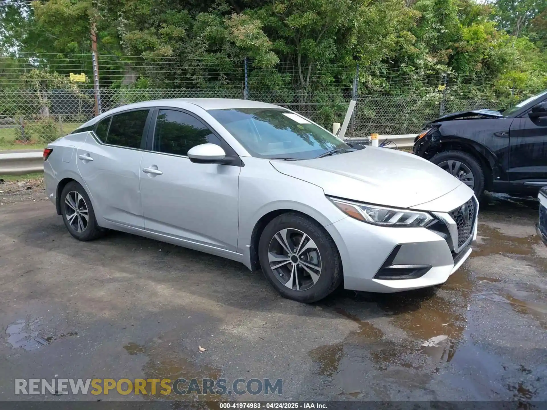 1 Photograph of a damaged car 3N1AB8CV9MY217663 NISSAN SENTRA 2021