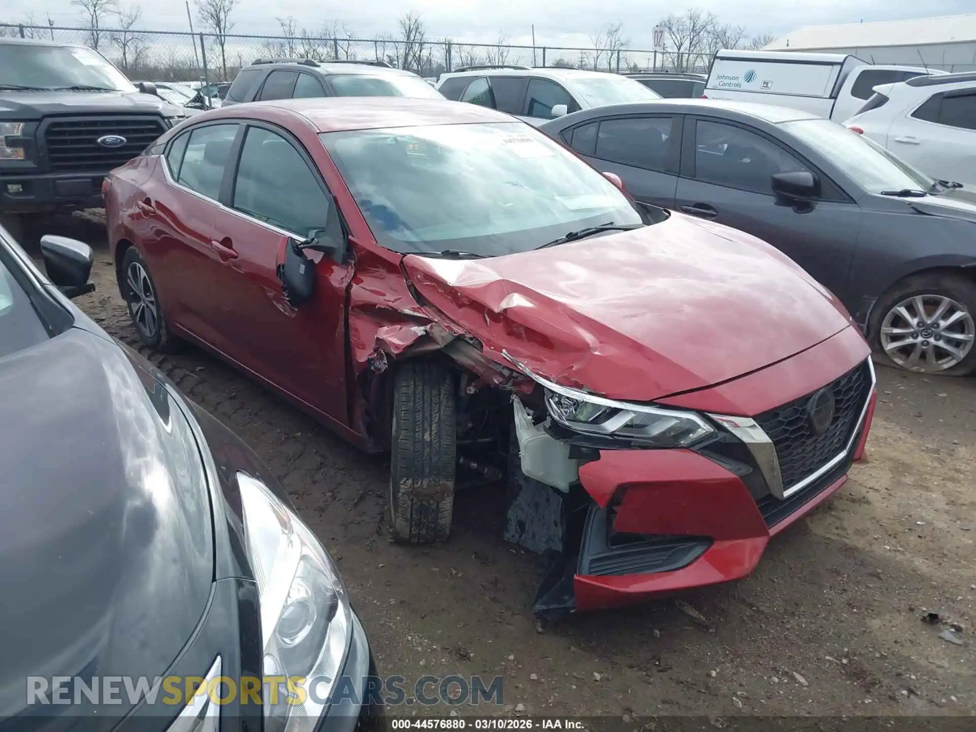 1 Photograph of a damaged car 3N1AB8CV9MY219591 NISSAN SENTRA 2021
