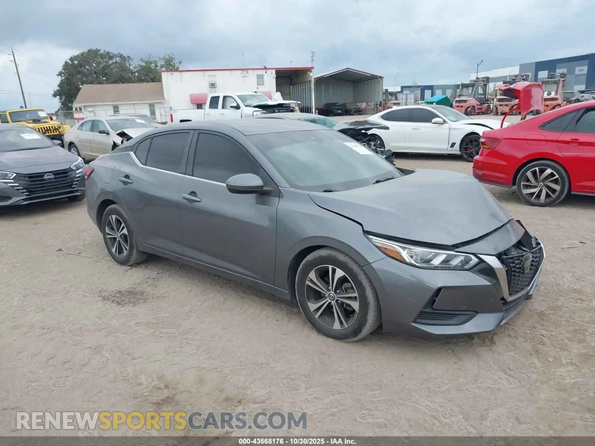 1 Photograph of a damaged car 3N1AB8CV9MY235516 NISSAN SENTRA 2021