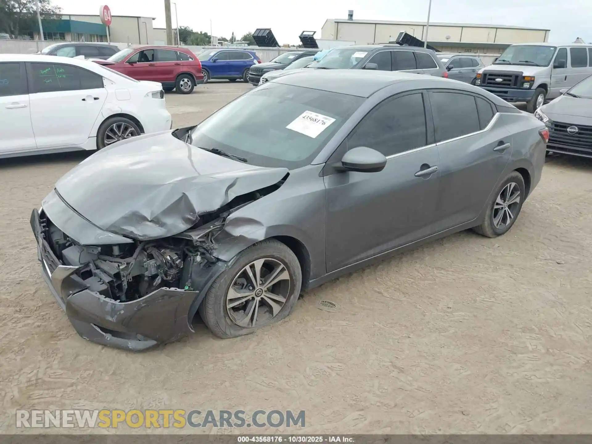 2 Photograph of a damaged car 3N1AB8CV9MY235516 NISSAN SENTRA 2021