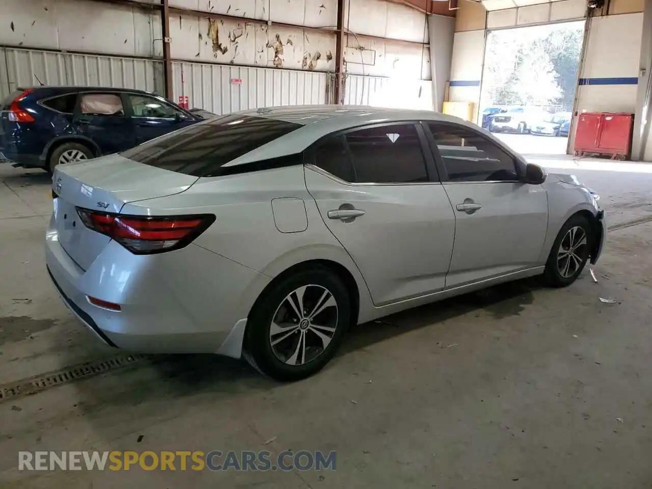 3 Photograph of a damaged car 3N1AB8CV9MY239372 NISSAN SENTRA 2021