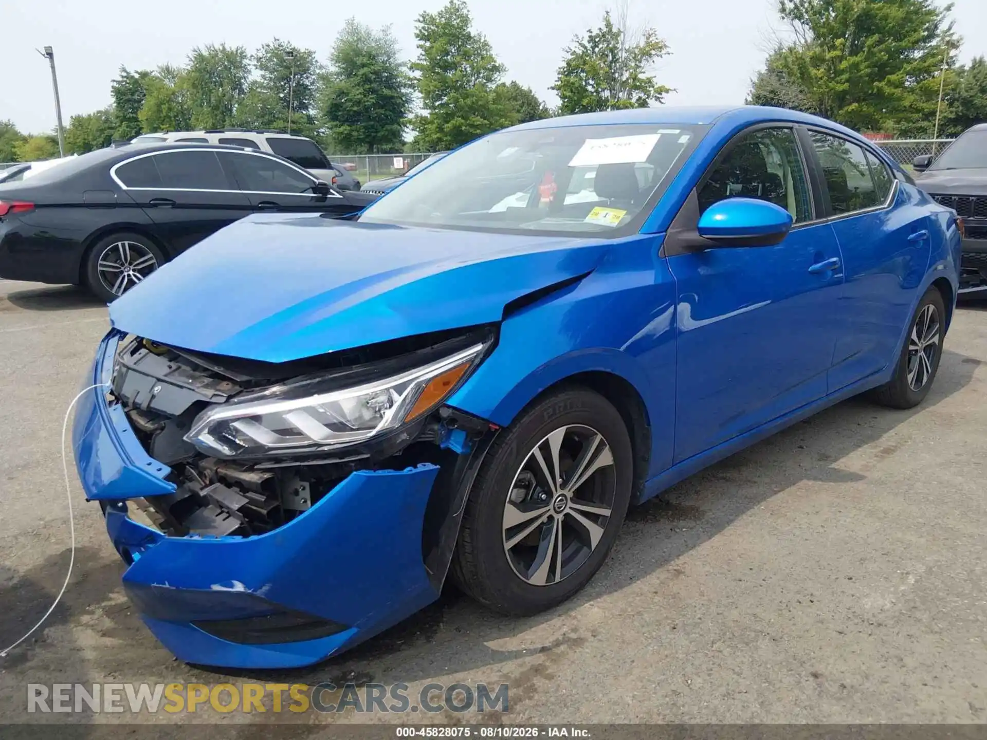 2 Photograph of a damaged car 3N1AB8CV9MY254325 NISSAN SENTRA 2021