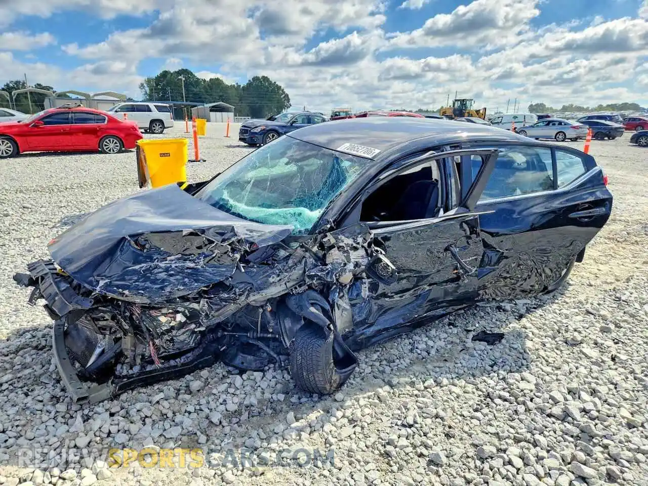 1 fotografías del automóvil dañado 3N1AB8CV9MY259511 NISSAN SENTRA 2021