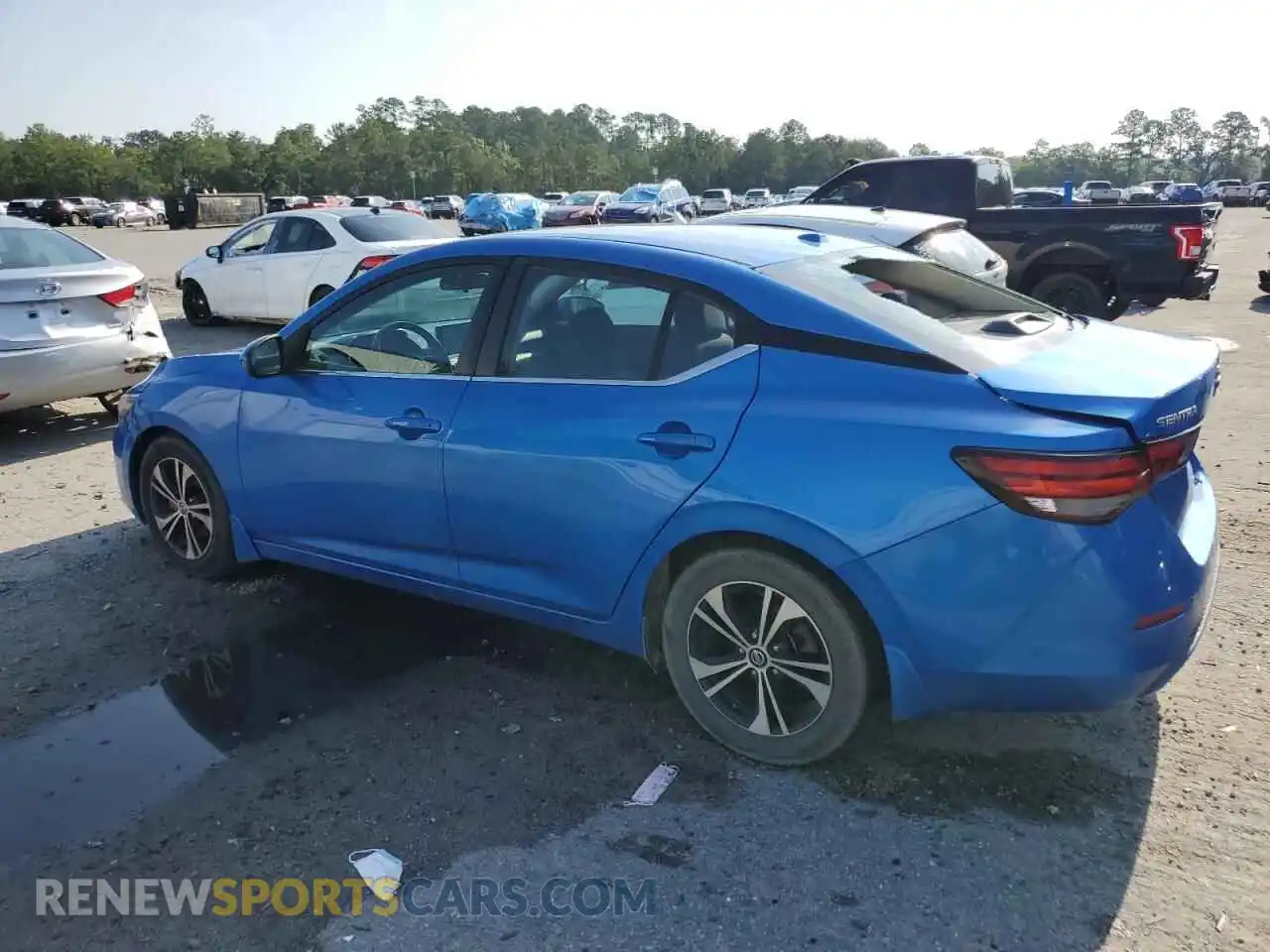 2 Photograph of a damaged car 3N1AB8CV9MY267995 NISSAN SENTRA 2021