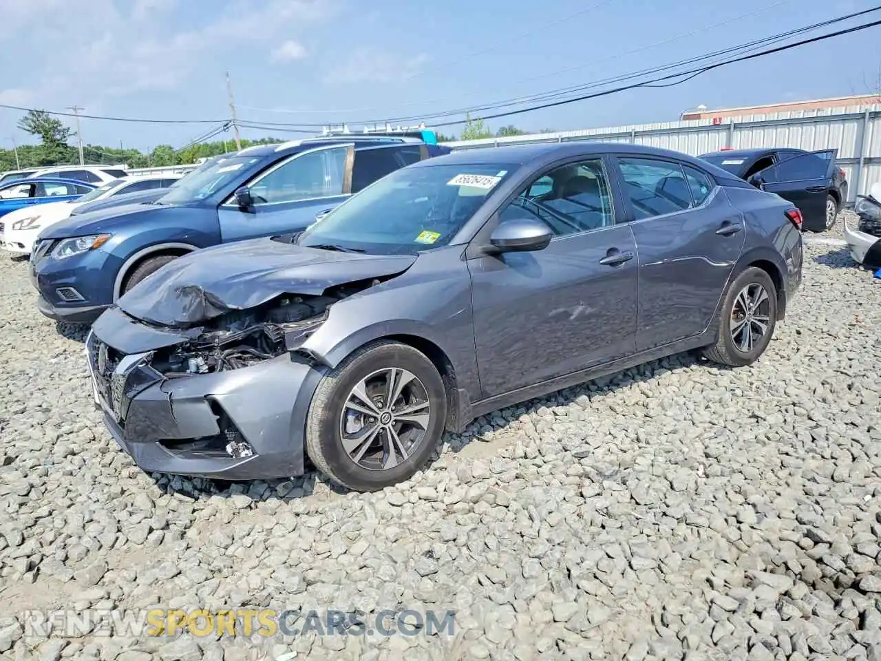 1 Фотография поврежденного автомобиля 3N1AB8CV9MY275806 NISSAN SENTRA 2021