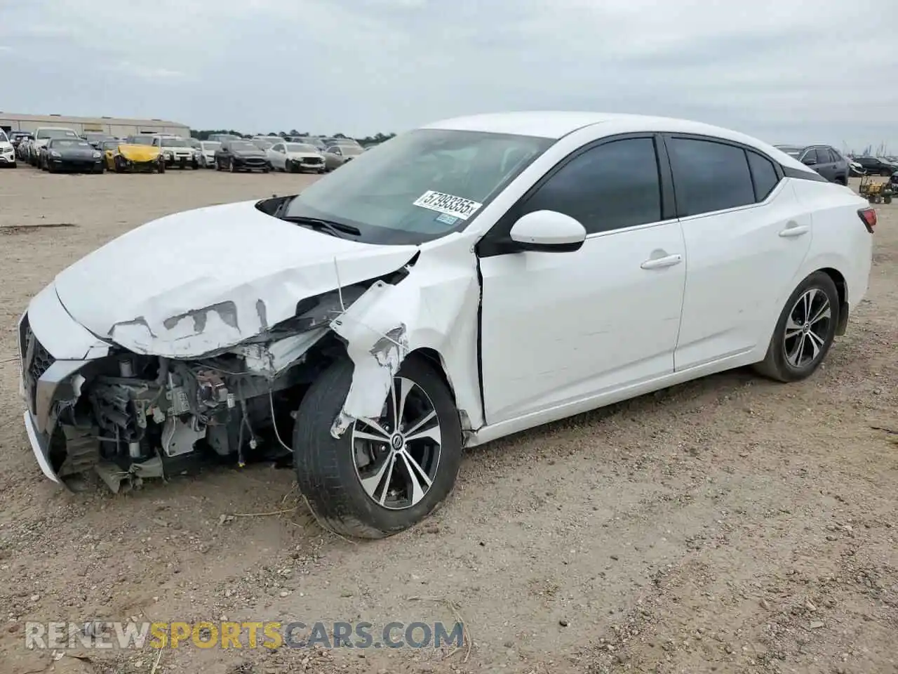 1 Photograph of a damaged car 3N1AB8CV9MY279399 NISSAN SENTRA 2021
