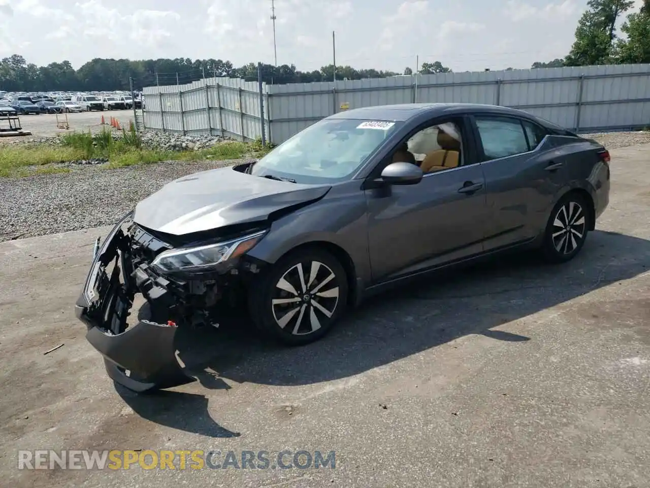 1 Photograph of a damaged car 3N1AB8CV9MY280293 NISSAN SENTRA 2021