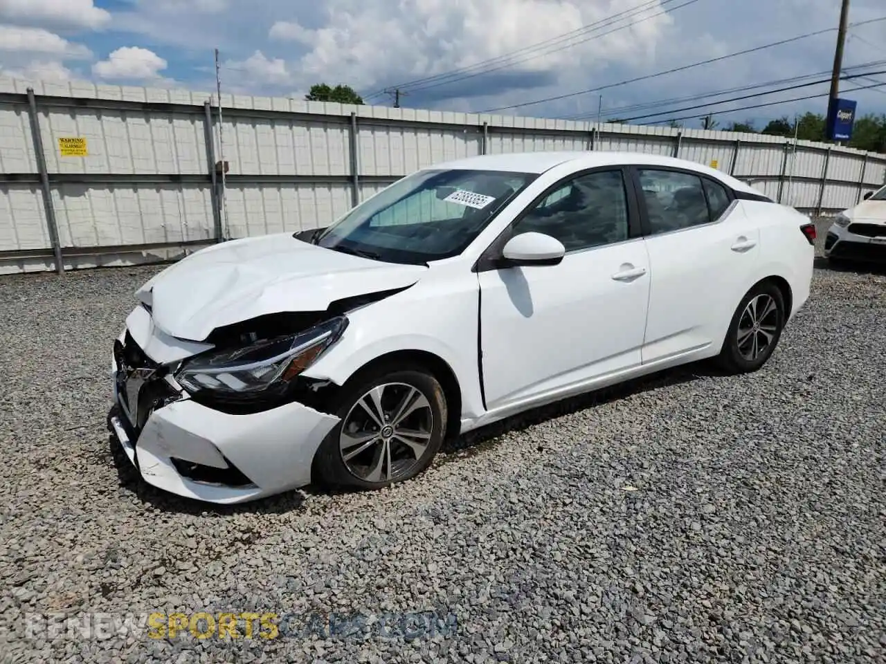1 Photograph of a damaged car 3N1AB8CV9MY283663 NISSAN SENTRA 2021