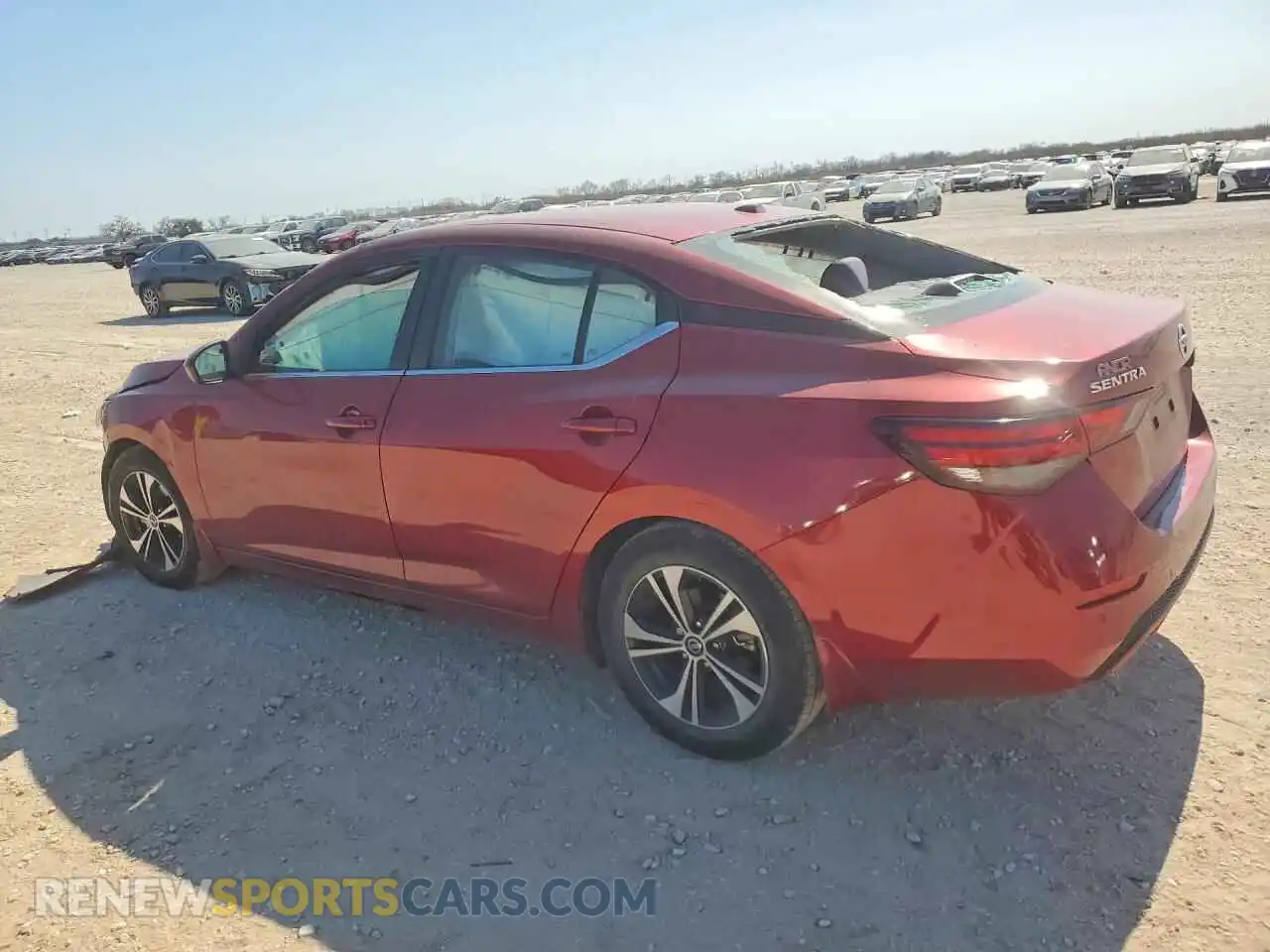 2 Photograph of a damaged car 3N1AB8CV9MY290712 NISSAN SENTRA 2021