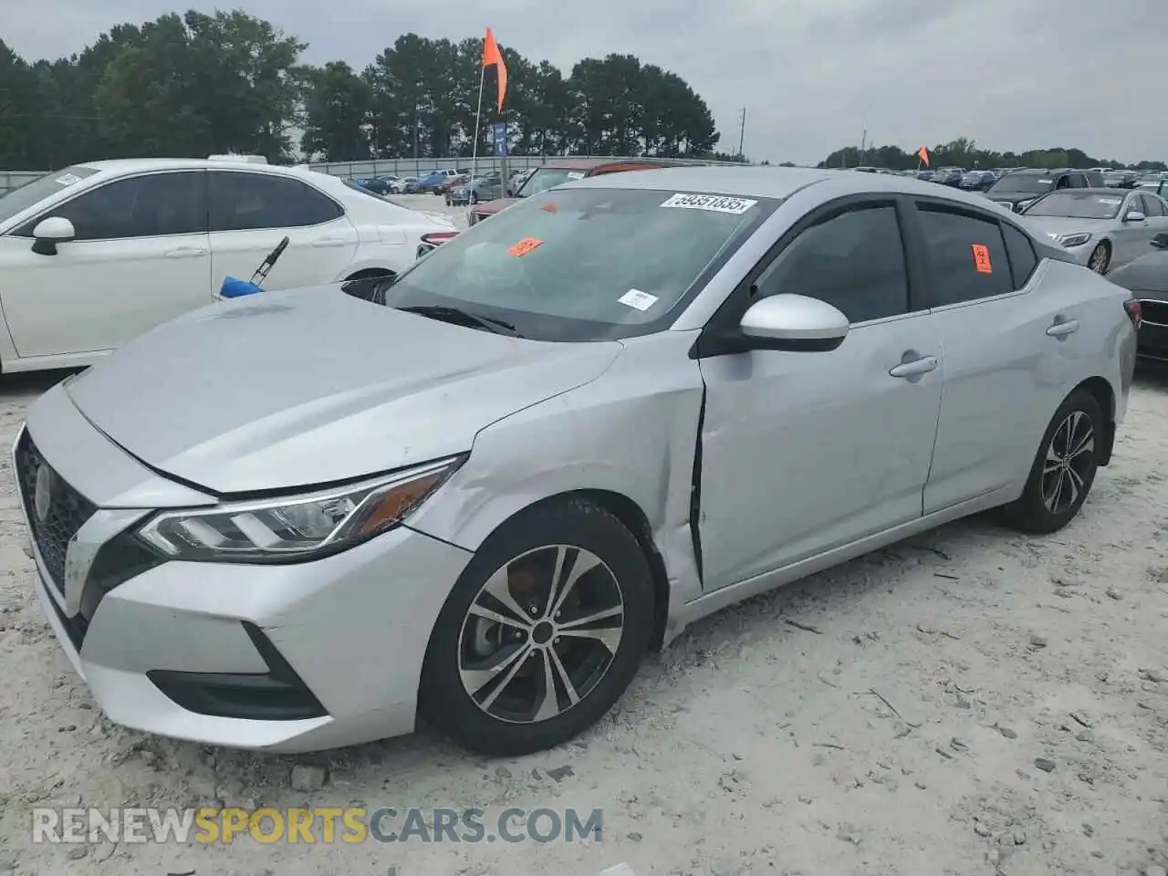 1 Photograph of a damaged car 3N1AB8CV9MY290953 NISSAN SENTRA 2021