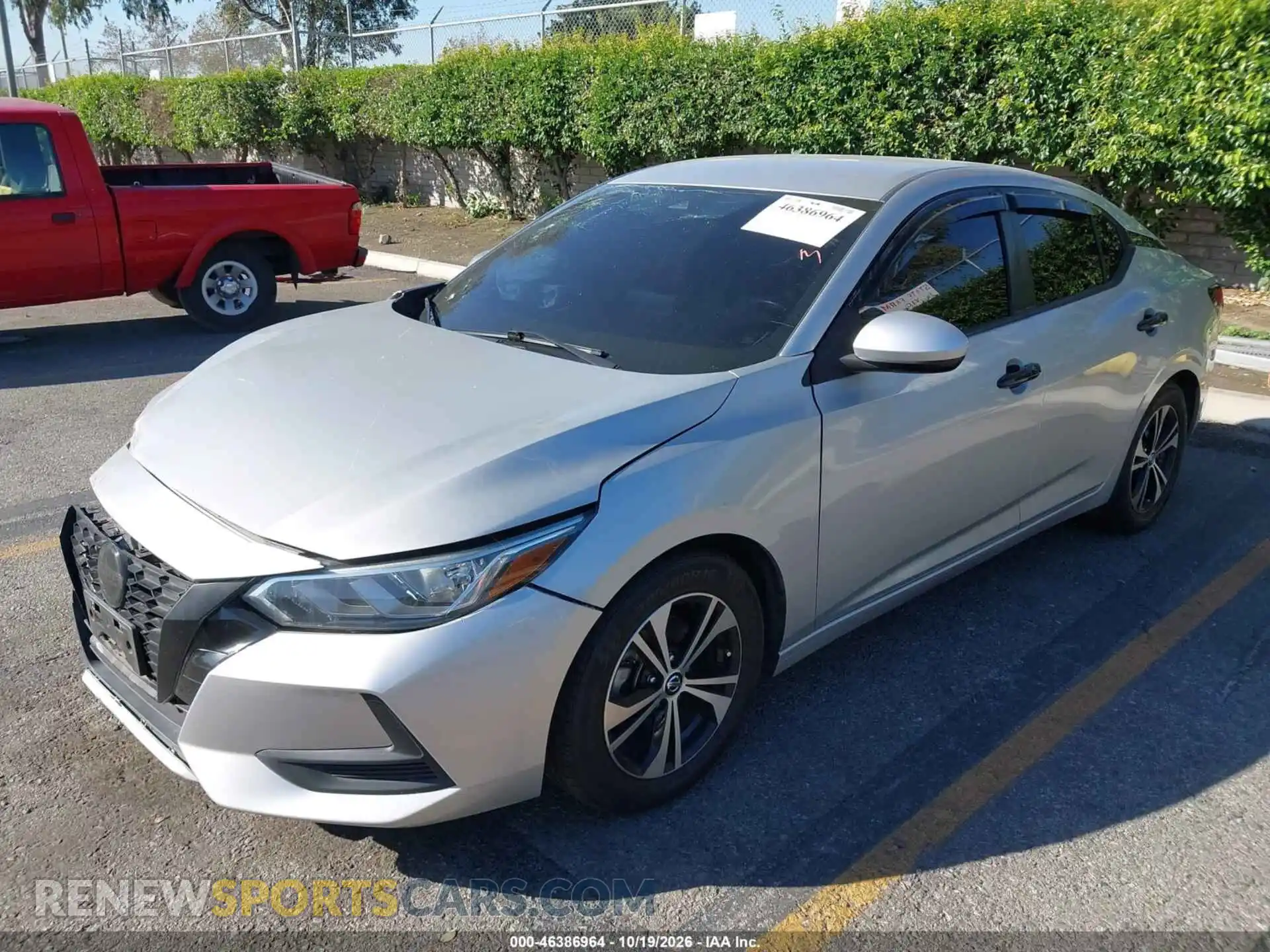 2 Photograph of a damaged car 3N1AB8CV9MY293478 NISSAN SENTRA 2021
