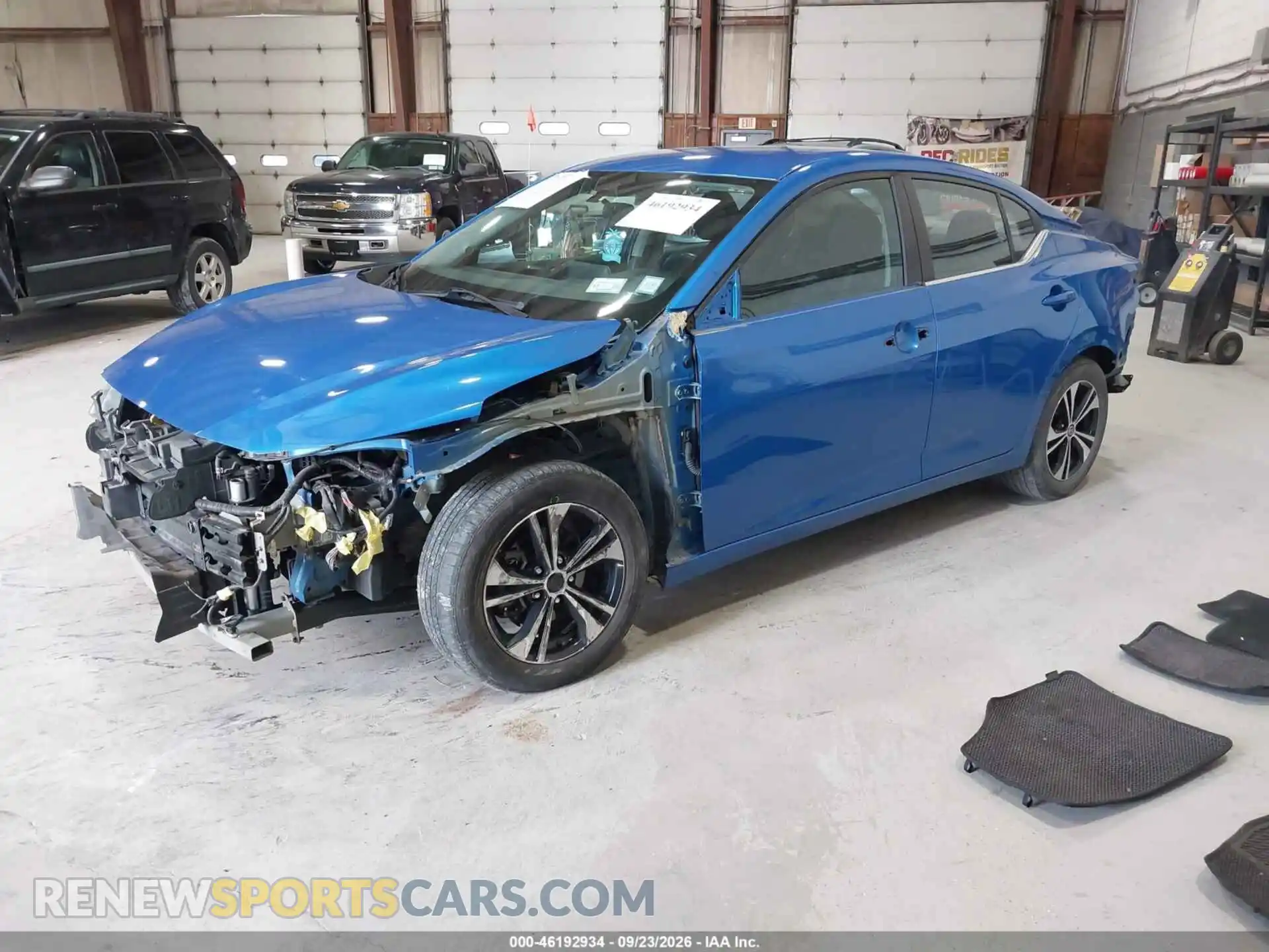 2 Photograph of a damaged car 3N1AB8CV9MY294596 NISSAN SENTRA 2021