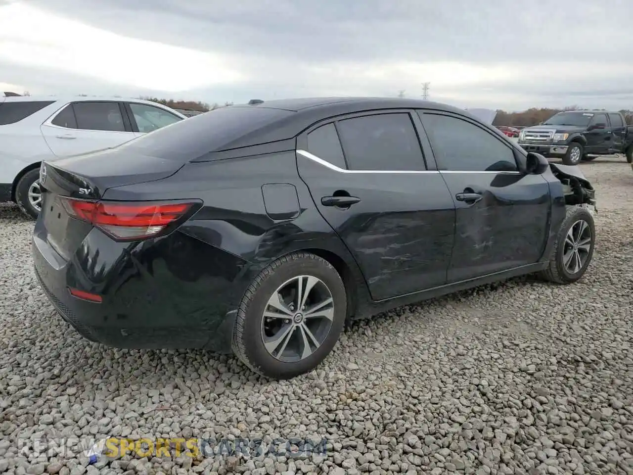 3 Photograph of a damaged car 3N1AB8CV9MY296641 NISSAN SENTRA 2021