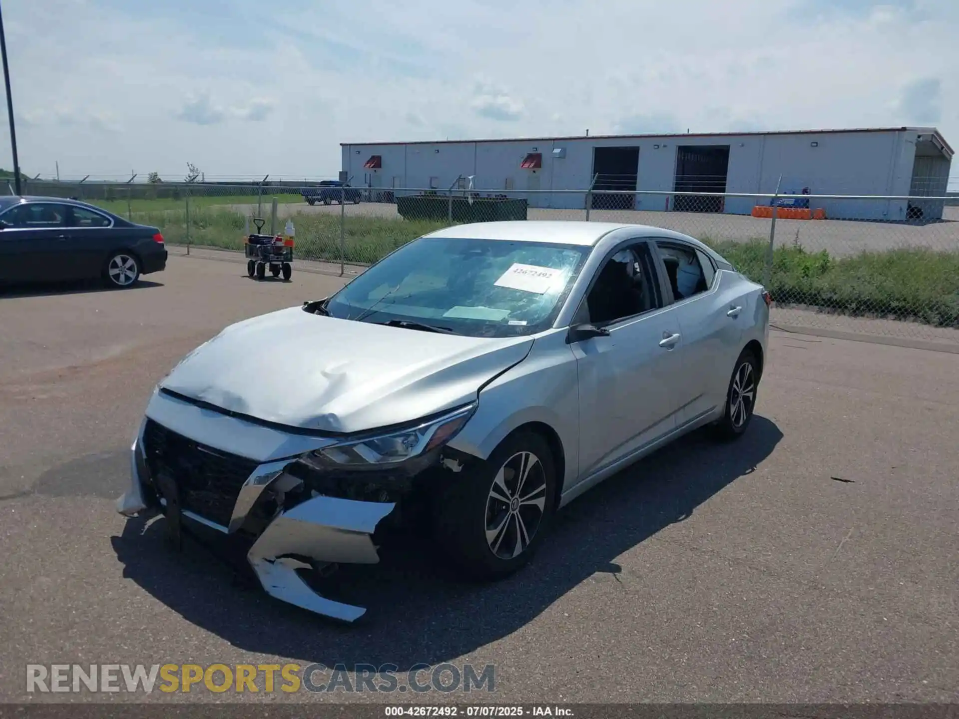 2 Фотография поврежденного автомобиля 3N1AB8CV9MY298857 NISSAN SENTRA 2021
