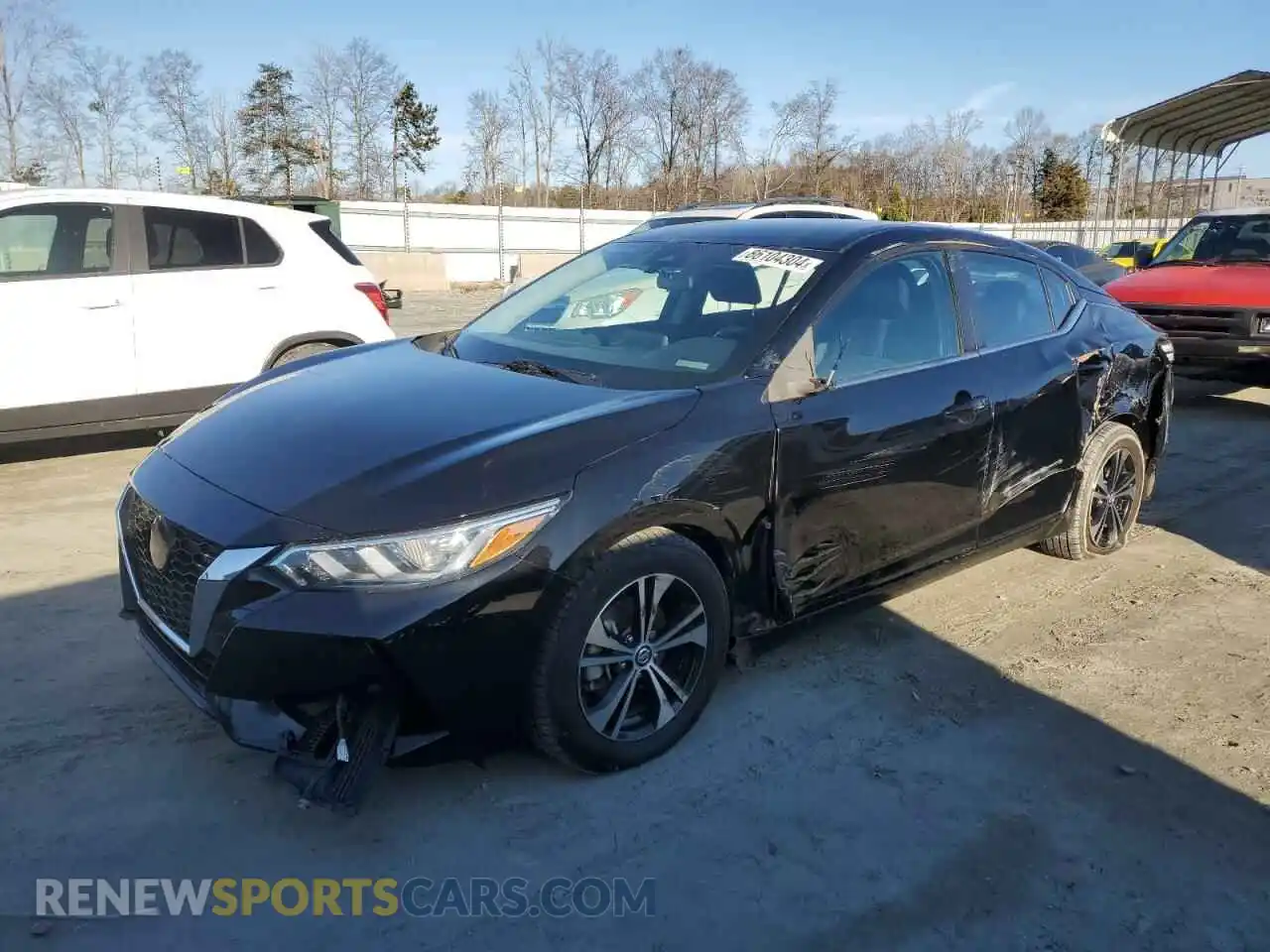 1 Photograph of a damaged car 3N1AB8CV9MY307167 NISSAN SENTRA 2021