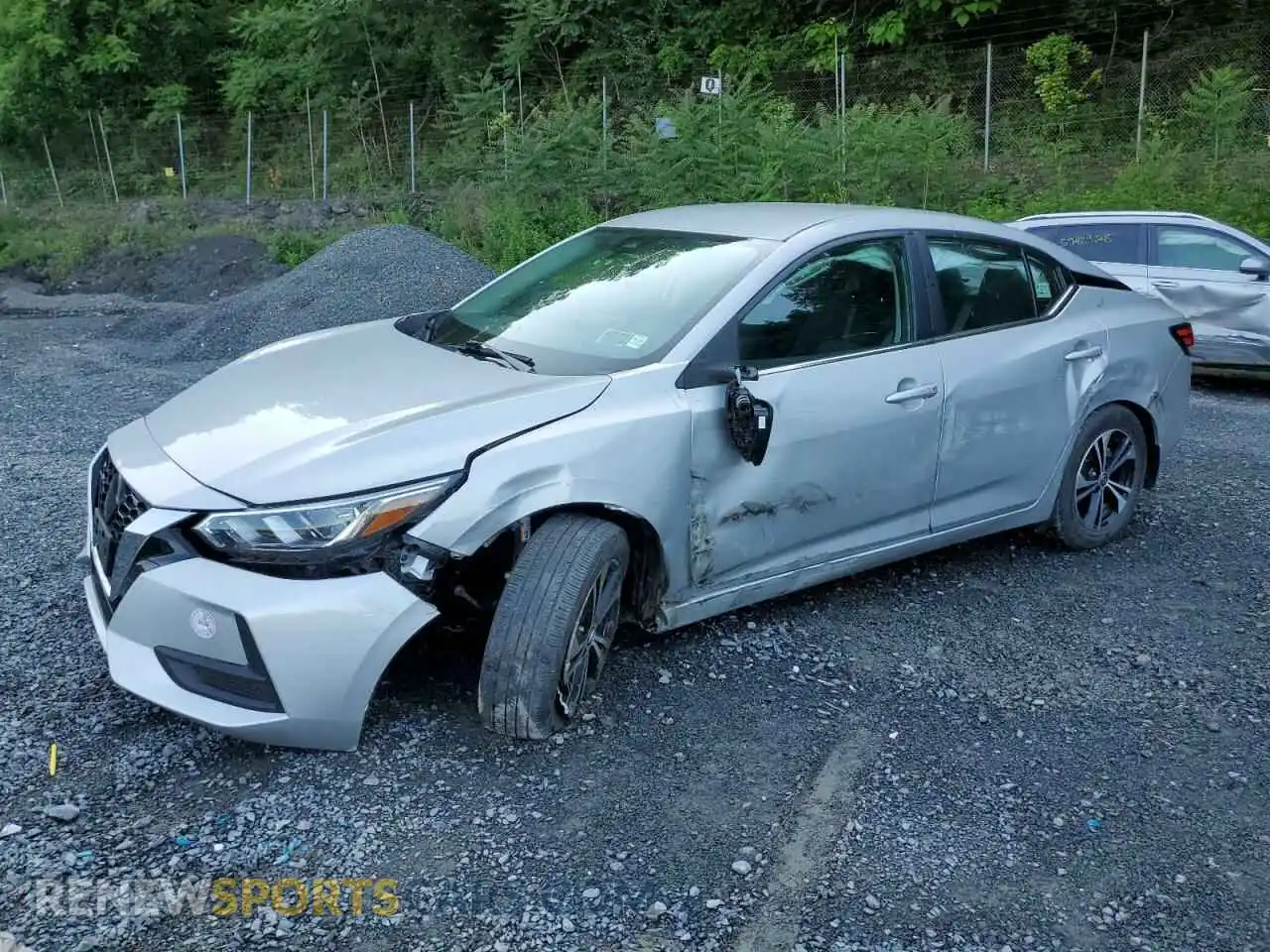 1 Photograph of a damaged car 3N1AB8CV9MY312322 NISSAN SENTRA 2021